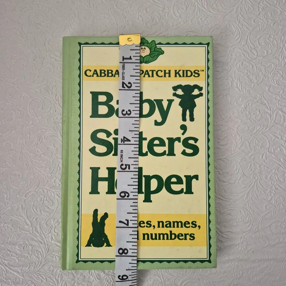 Vintage 1984 Cabbage Patch Kids Baby Sitters Helper Notes Names Numbers Book